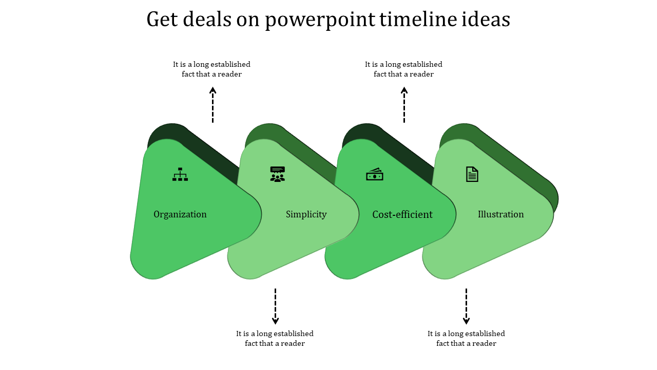 powerpoint timeline ideas-4-green